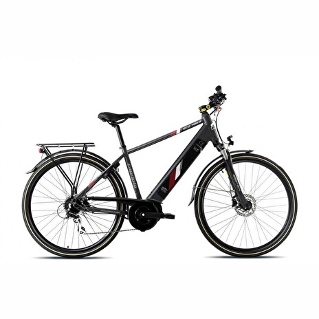 Elektrokolo Capriolo ECO 700.3 Man 28"/18" černo červený
