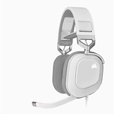 Corsair herní sluchátka HS80 RGB USB White