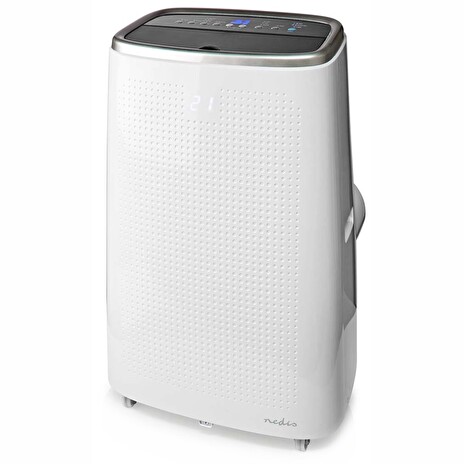 NEDIS Wi-Fi chytrá klimatizace/ 14000 BTU/ 120 m3/ odvlhčování/ 3 rychlosti/ 65 dB/ Android/ iOS/ bílá