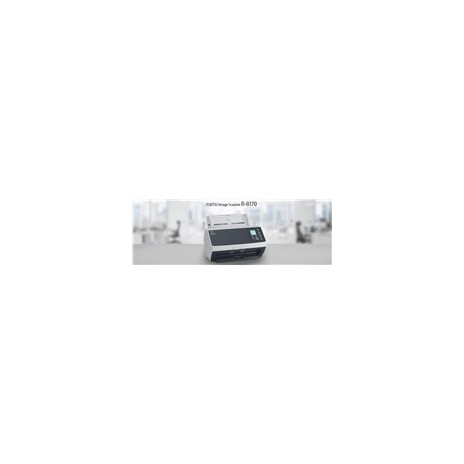 FUJITSU skener Fi-8170 A4, průchodový, 70ppm, 600dpi, LAN RJ45-1000, USB 3.2,ADF 100listů, 10000 listů za den