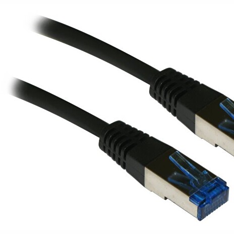 XtendLan Patch kabel Cat 6A SFTP LSFRZH 3m - černý