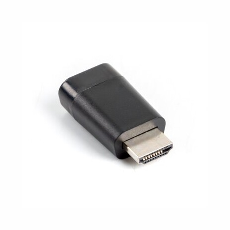 LANBERG adaptér HDMI (M) na VGA (F), černý