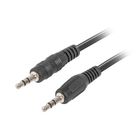 LANBERG Minijack 3.5mm M / M 3 PIN kabel 1,2m, černý