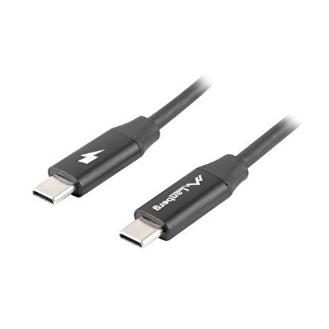 LANBERG USB-C M / M 2.0 kabel 1,8m, černý, rychlé nabíjení 4.0