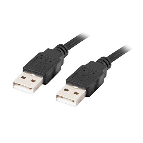 LANBERG USB-A M / M 2.0 kabel 1m, černý