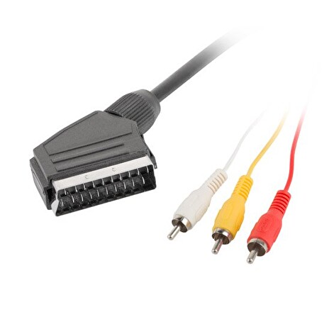LANBERG RCA (M) X3 na EURO (M) kabel 1,8m