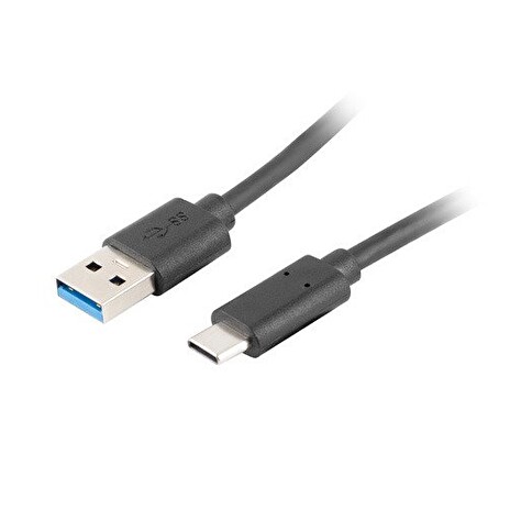 LANBERG USB-C (M) na USB-A (M) 3.1 kabel 1,8m, černý