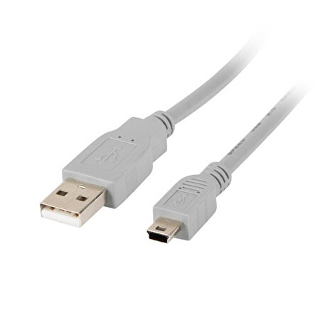 LANBERG USB MINI (M) na USB-A (M) 2.0 kabel 1,8m, šedý (CANON)