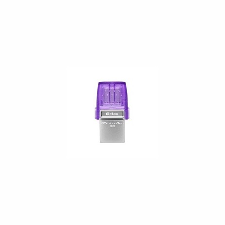 Kingston DataTraveler MicroDuo 3C/64GB/USB 3.2/USB-A + USB-C/Fialová