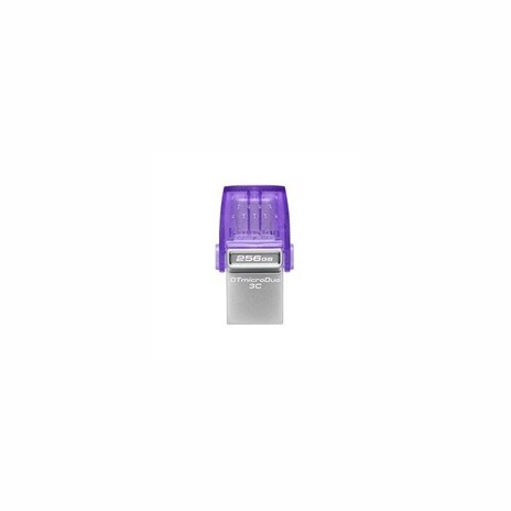 Kingston DataTraveler MicroDuo 3C/256GB/USB 3.2/USB-A + USB-C/Fialová
