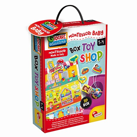 Hračka Liscianigioch Montessori Baby Box Toy Shop - Vkládačka hračky