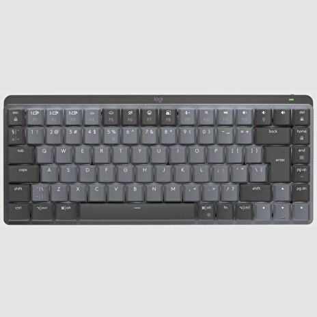 Logitech MX Mechanical Mini Minimalist Wireless Illuminated Keyboard - GRAPHITE - US INT'L - 2.4GHZ/BT - CLICKY