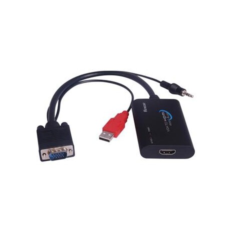 PremiumCord VGA+audio elektronický konvertor na rozhraní HDMI
