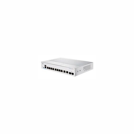 Cisco switch CBS250-8T-E-2G, 8xGbE RJ45, 2xRJ45/SFP combo, fanless - REFRESH
