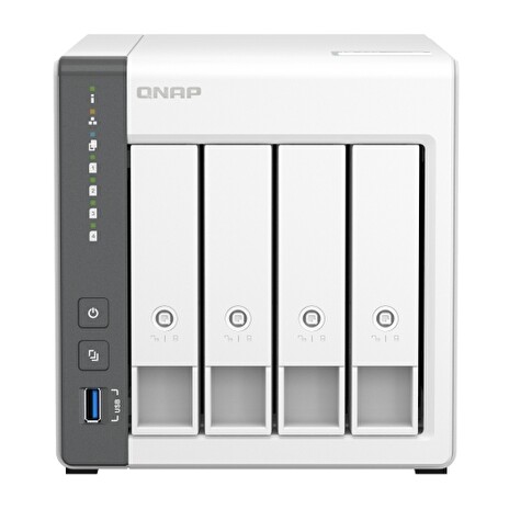 QNAP TS-433-4G (ARM 4core 2,0GHz, 4GB RAM, 4x SATA, 1x GbE, 1x 2,5GbE, 2x USB 2.0, 1x USB 3.2)