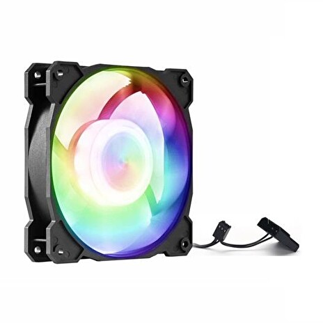 1stCOOL Statický RGB ventilátor 120mm, 3+4pin