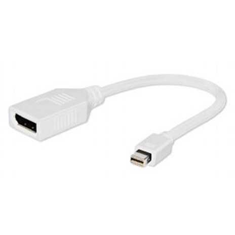 GEMBIRD Kabel red. Displayport na miniDisplayport, F/M, bílá