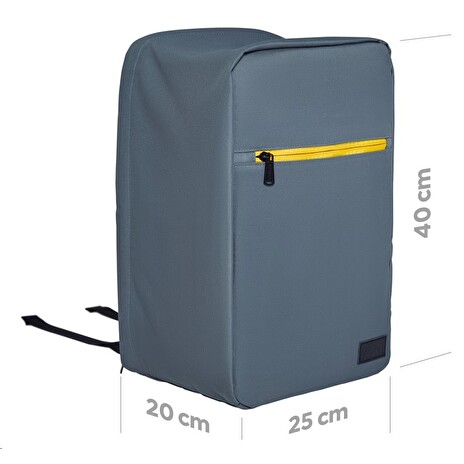 CANYON CSZ-01 batoh pro 15.6" notebook, 20x25x40cm, 20L, příruční zavazadlo, příruční zavazadlo, šedá