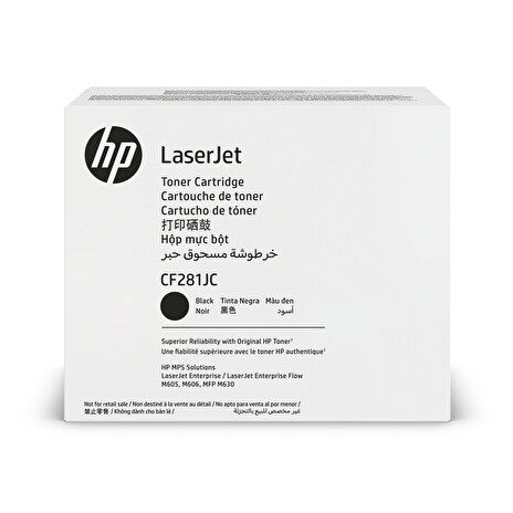 HP CF281JC Black Contract Original LaserJet Toner Cartridge (30,000 pages)