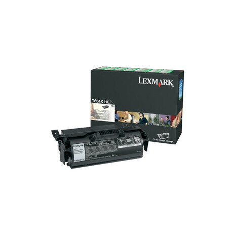 Lexmark T654 černý toner, T654X11E