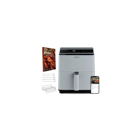 Cosori Dual Blaze 6.4L SMART horkovzdušná fritéza, šedá