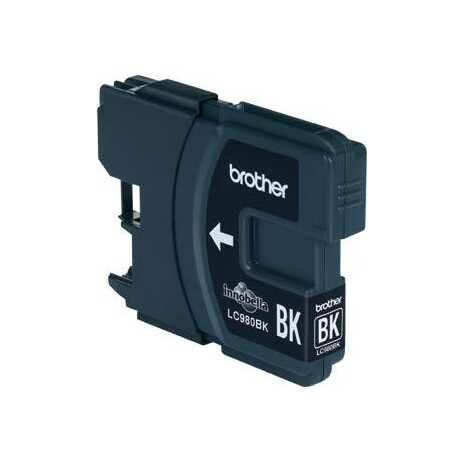 Brother LC-980BK (inkoust černý, 300 str., ISO / IEC 24711)