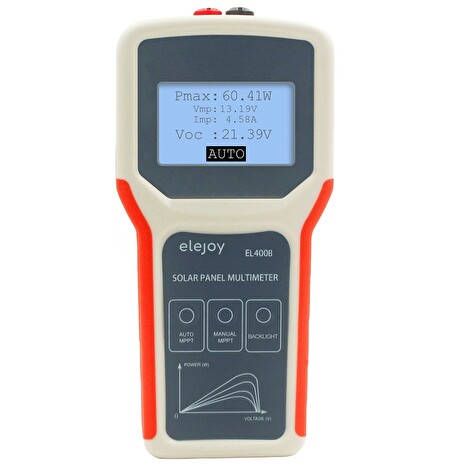 Tester ELEJOY EL400B solárních panelů, 400W, Displej