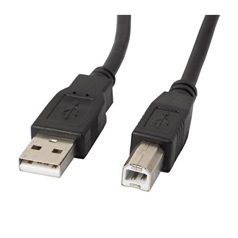 LANBERG USB-A (M) na USB-B (M) 2.0 kabel 1,8m, černý