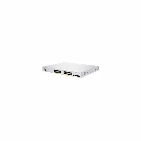 Cisco switch CBS250-24P-4G, 24xGbE RJ45, 4xSFP, fanless, PoE+, 195W - REFRESH