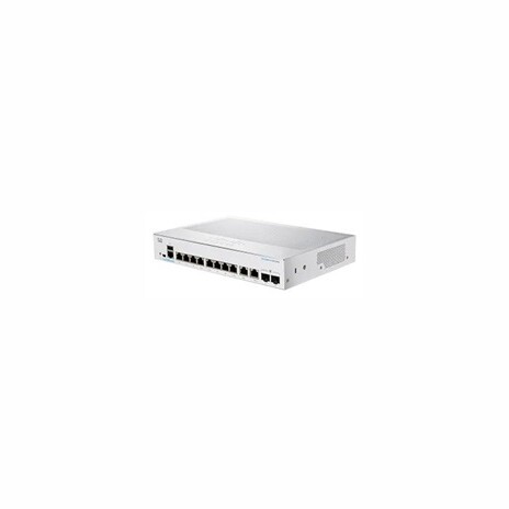 Cisco switch CBS350-8T-E-2G-UK, 8xGbE RJ45, 2xGbE RJ45/SFP, fanless - REFRESH