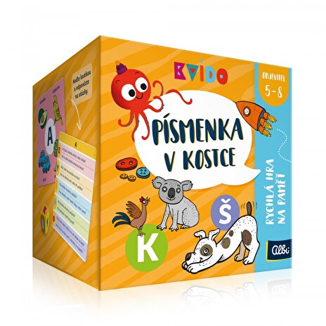 Hra Albi Kvído - Písmenka v kostce