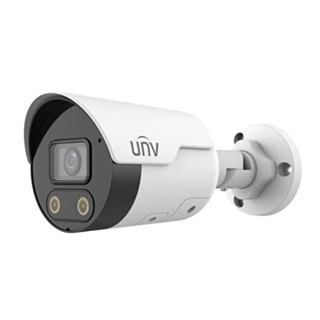 UNIVIEW IP kamera 2688x1520 (4 Mpix), až 25 sn/s, H.265, obj. 2,8 mm (101,1°), PoE, Mic., Repro, Smart IR 30m, Bílý přís
