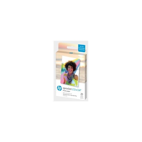 HP Zink Paper Sprocket Select 20 Pack 2,3x3,4"