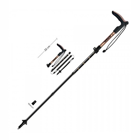 Hůl Gabel Explorer Wired FL XTS trekingová, skládací