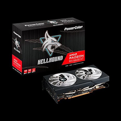PowerColor TUL AMD Radeon RX 6600XT Hellhound, 8GB 128bit GDDR6, 2593MHz / 16 Gbps, PCI-E 4, 3x DP, HDMI, Dua