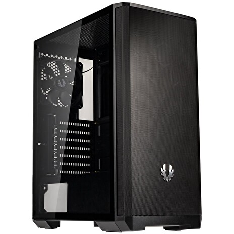 BitFenix skříň Mesh SE TG / ATX / 120 mm fan / 2xUSB 3.0 / mesh panel / tvrzené sklo / černá
