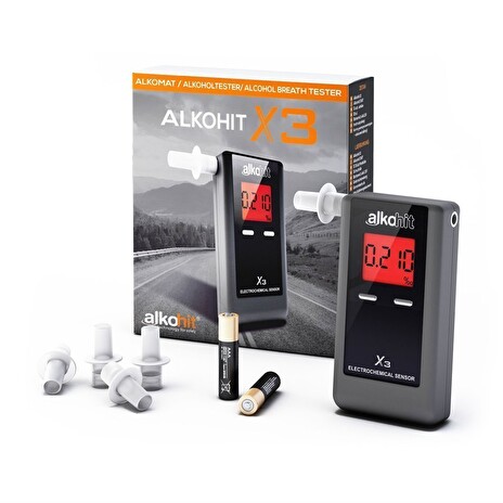 ALKOHIT X3 elektrochemický profesionální alkohol tester