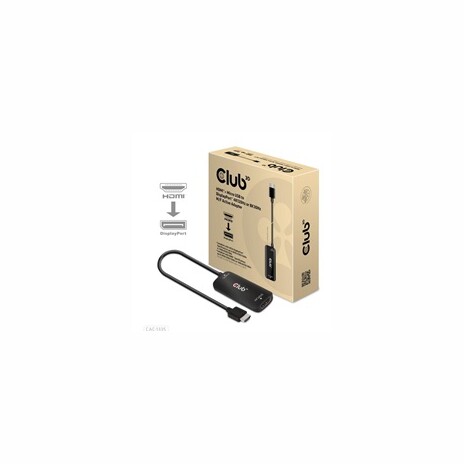 Club3D Adaptér HDMI + Micro USB na DisplayPort 4K120Hz/8K30Hz, Active Adapter M/F