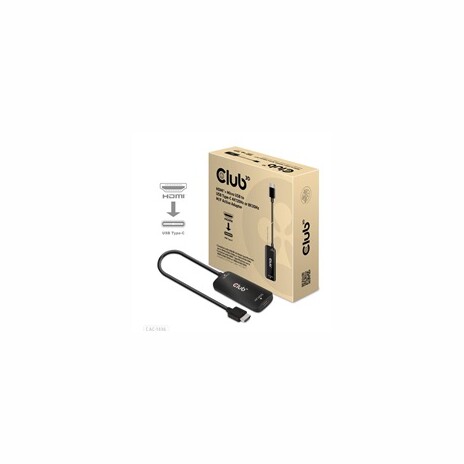 Club3D Adaptér HDMI + Micro USB na USB-C 4K120Hz/8K30Hz, Active Adapter M/F