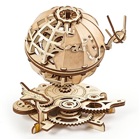 Hračka Ugears 3D dřevěné mechanické puzzle Globus
