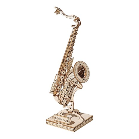 Hračka Robotime dřevěné 3D puzzle Saxofon