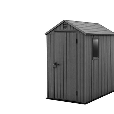 Zahradní domek Keter Darwin 4 x 6 šedý, s podlahou