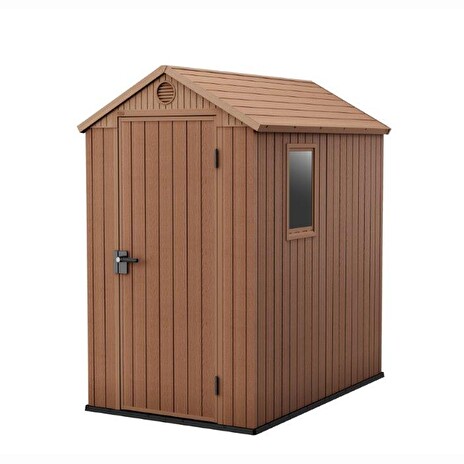 Zahradní domek Keter Darwin 4 x 6 hnědý, s podlahou