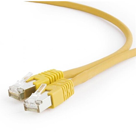 Gembird Patch kabel RJ45, cat. 6A, FTP, LSZH, 0.25m, žlutý