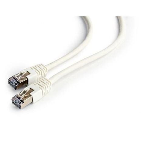 Gembird Patch kabel RJ45 , cat. 6, FTP, 2m, bílá