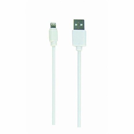 Gembird kabel USB 2.0 ->8-pin (M), bílá, 1m
