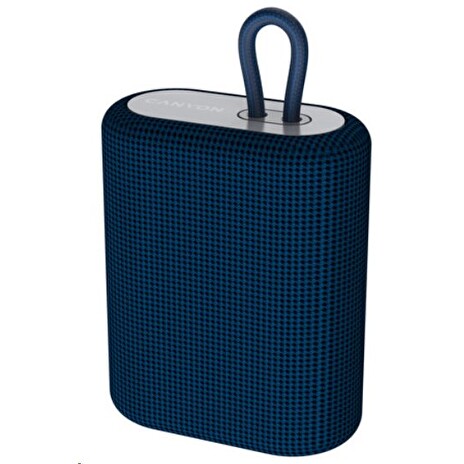 CANYON reproduktor BSP-4, BT V5.0, BLUETRUM AB5365A, 5W, 1200mAh, USB-C, microSD, modrá
