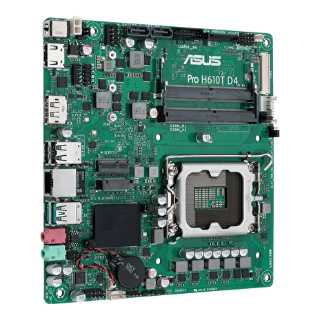 ASUS MB Sc LGA1700 PRO H610T D4-CSM, Intel H610, 2xDDR4, 1xDP, 1xHDMI, 1xLVDS, mini-ITX