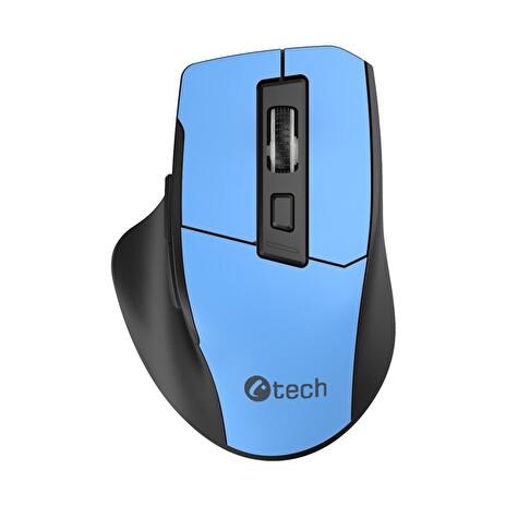 C-TECH Ergo WLM-05/Ergonomická/Optická/Bezdrátová USB/Modrá