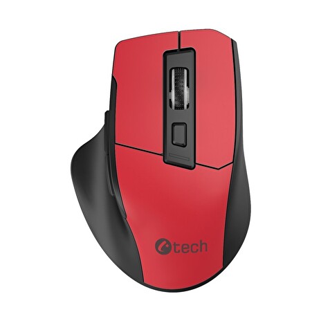 C-TECH Ergo WM-05/Ergonomická/Optická/Drátová USB/Červená